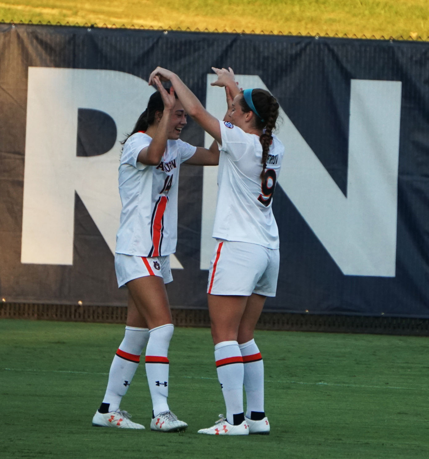 Auburn soccer exhibition against Merce